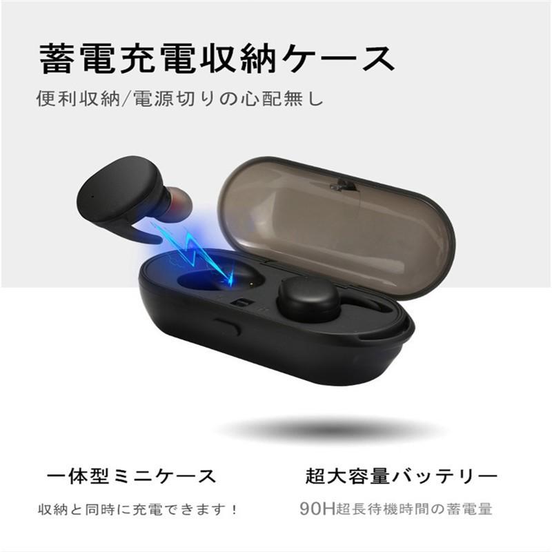 Bluetooth 5.0 ワイヤレスイヤホン ブルートゥースイヤホン HIFI高音質