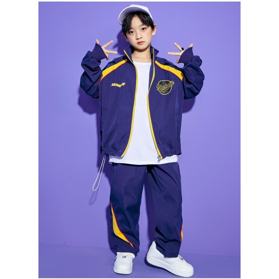 ウィンドブレーカー 上下 ヒップホップ ダンス衣装 キッズ
