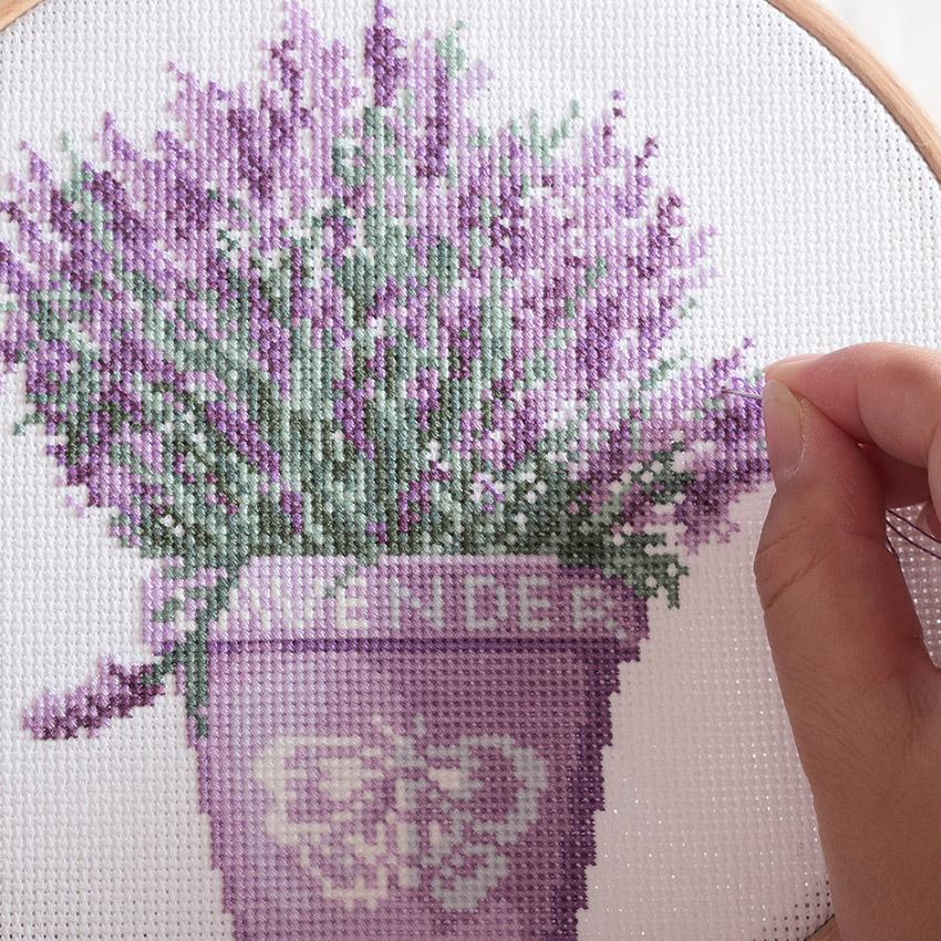 DMC JPXC0411-A 刺しゅうキット ラベンダー | ディーエムシー 刺しゅう