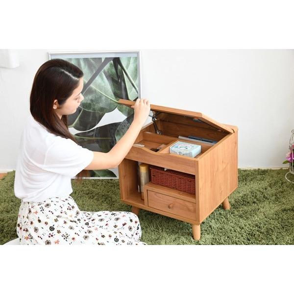 ドレッサー コンパクト ロータイプ 収納 引き出し収納 脚付き 幅45 高