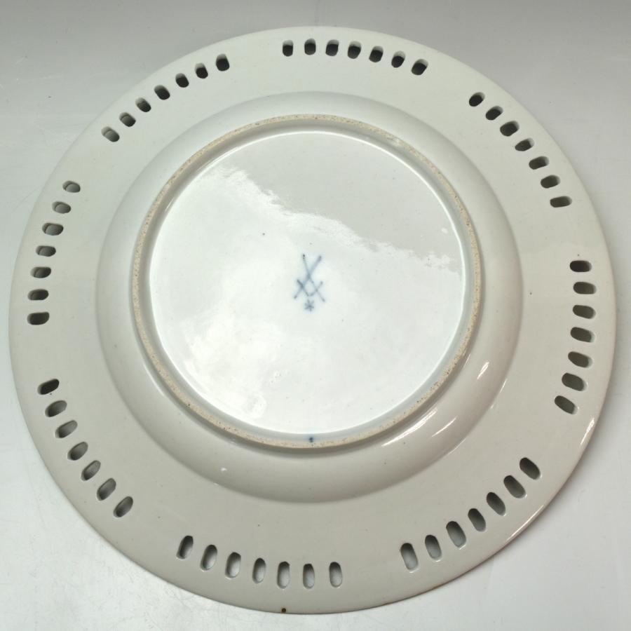 マイセン 【趣楽】 希少 西洋美術 【オールドマイセン】 『花図透かし