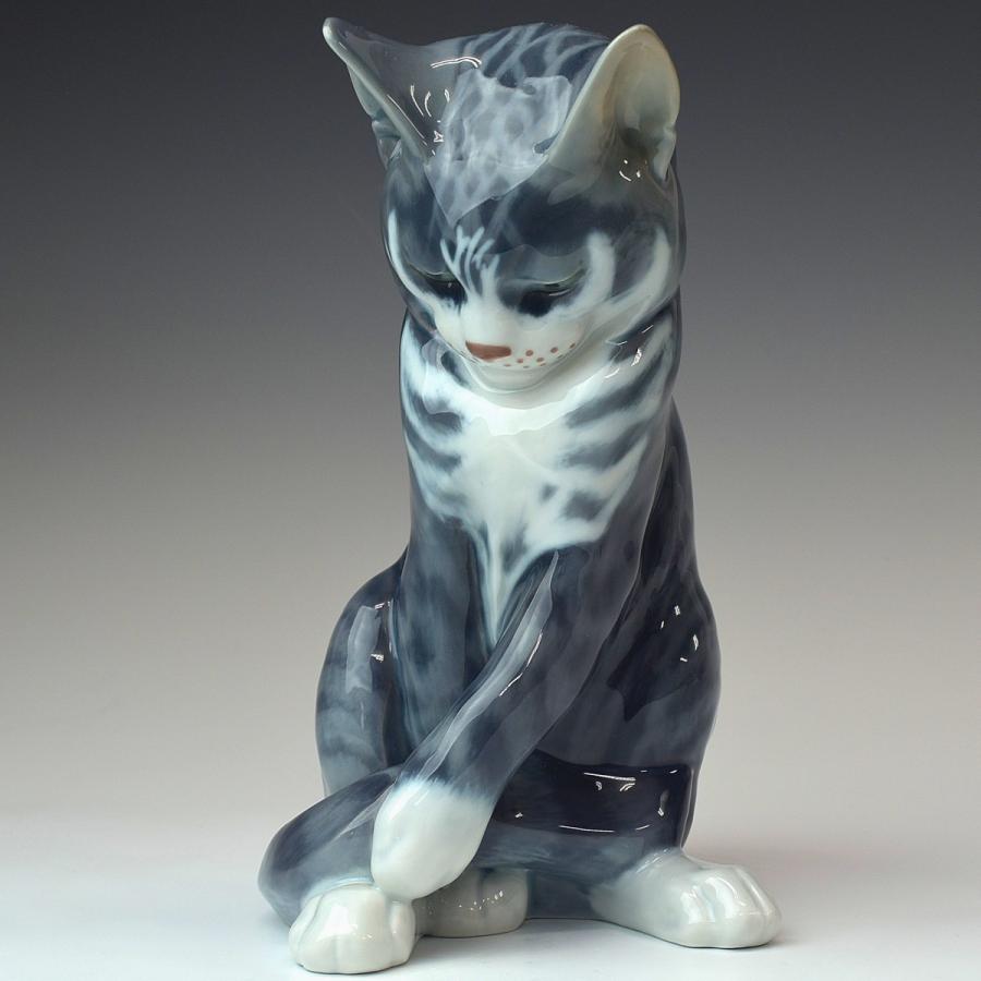ROYAL COPENHAGEN（ロイヤルコペンハーゲン） 【趣楽】 猫 フィギュ