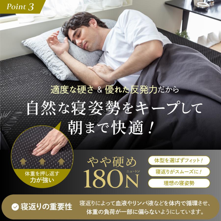 GOKUMIN ゴクミン 男のマットレス マットレス トッパー キング 高反発