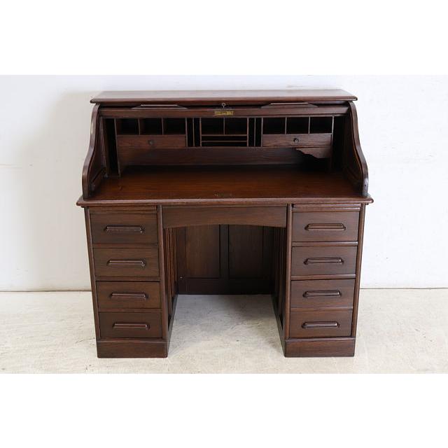 nd-10 1890年代イギリス製アンティーク オーク ビクトリアン ロール