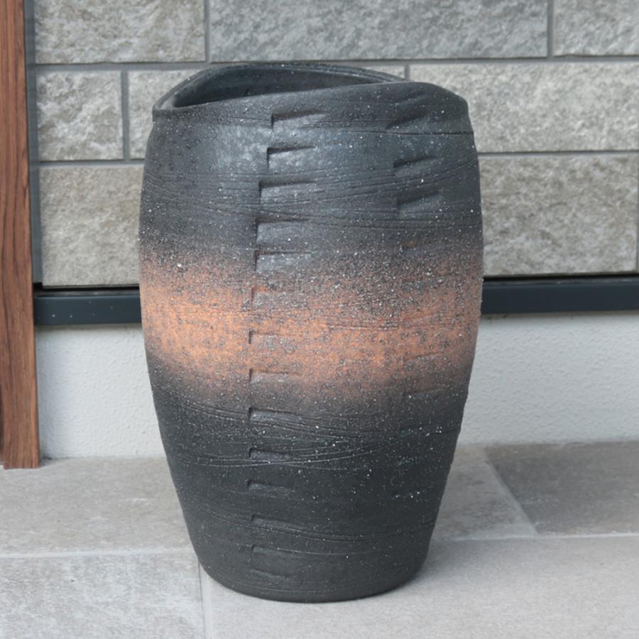 傘立て 陶器 おしゃれ 信楽焼 かさたて 和風 傘入れ モダン 玄関 新築