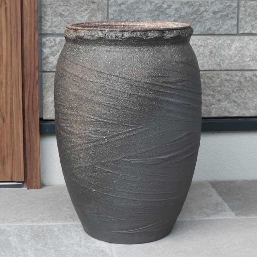 傘立て 陶器 おしゃれ 信楽焼 かさたて 和風 傘入れ モダン つぼ型