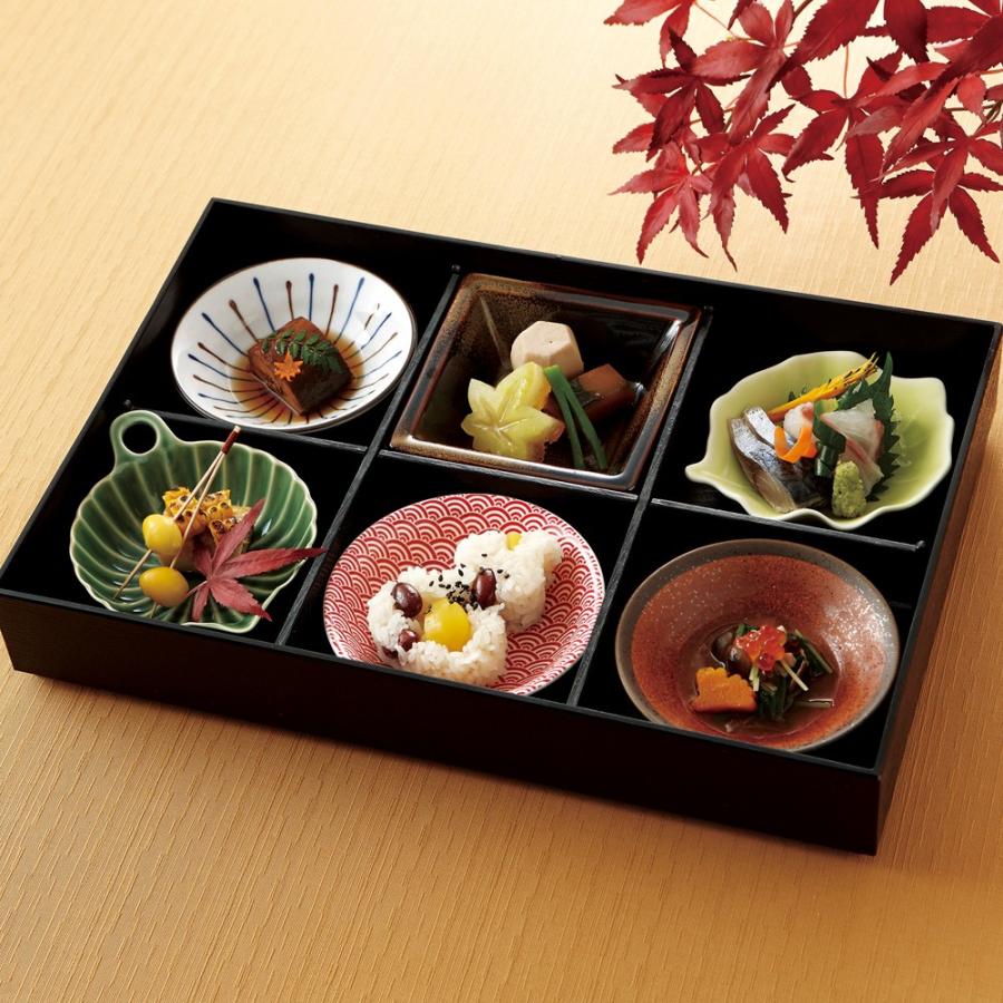 松花堂弁当箱 月 6つ仕切り箱 小鉢6個セット おしゃれ 業務用 和食器