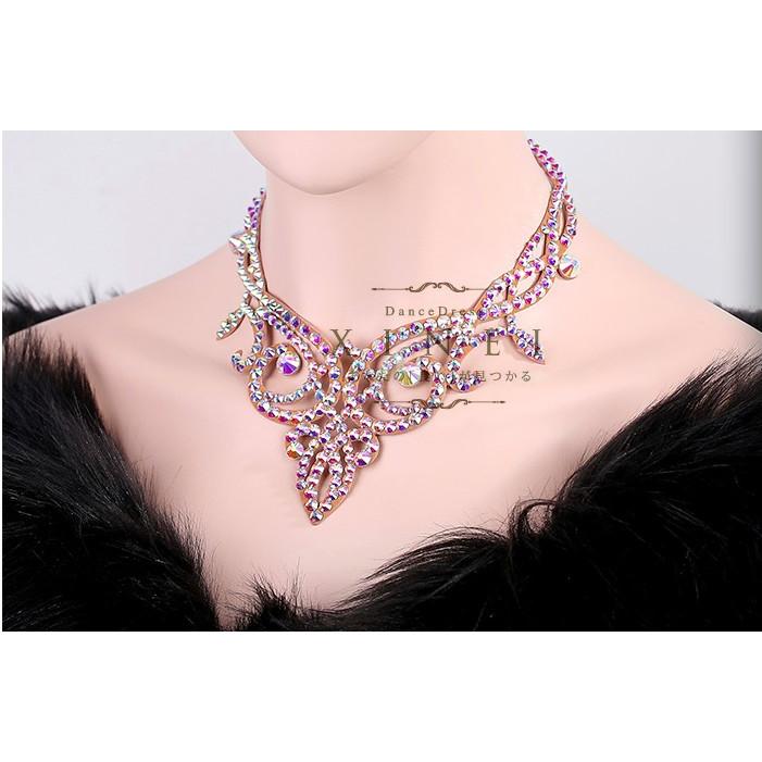 社交ダンスドレス ラテンドレス モダンドレス アクセサリー ネックレス