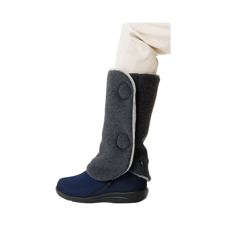 巻けるレッグウォーマー 4104 / グレー 両足（徳武産業） : 介護用品の