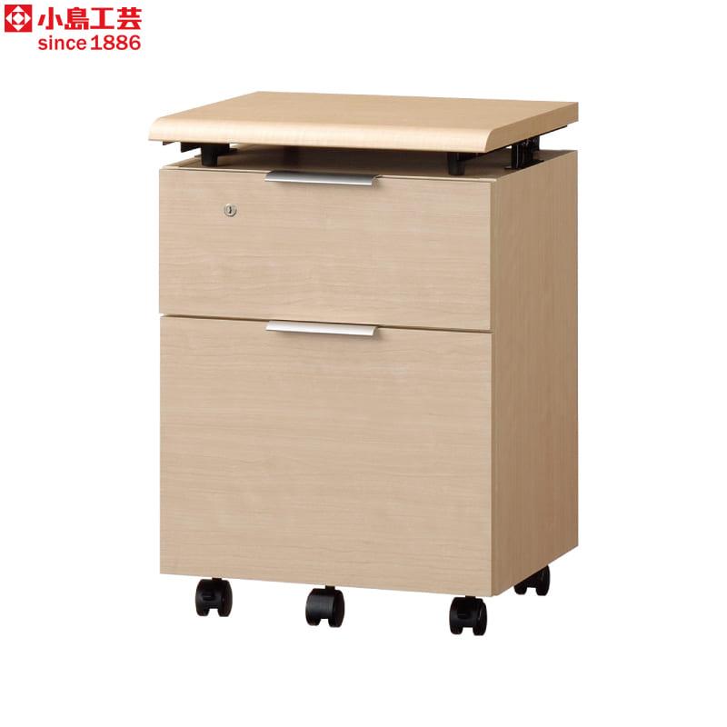 小島工芸 サイドデスク キャスター付き デスクワゴン サイドワゴン