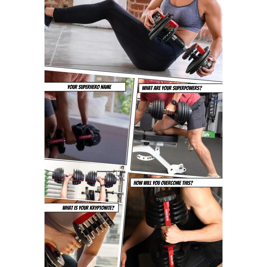 ダンベル 可変式ダンベル 17段階調節 40kg 1秒で重量変更 クイック