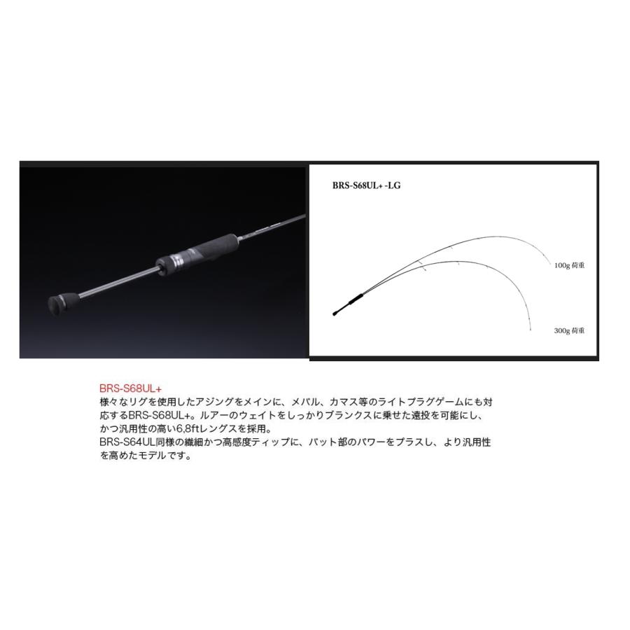 JACKALL（ジャッカル） BRS(ビーアールエス) BRS-S68UL+LG (アジ