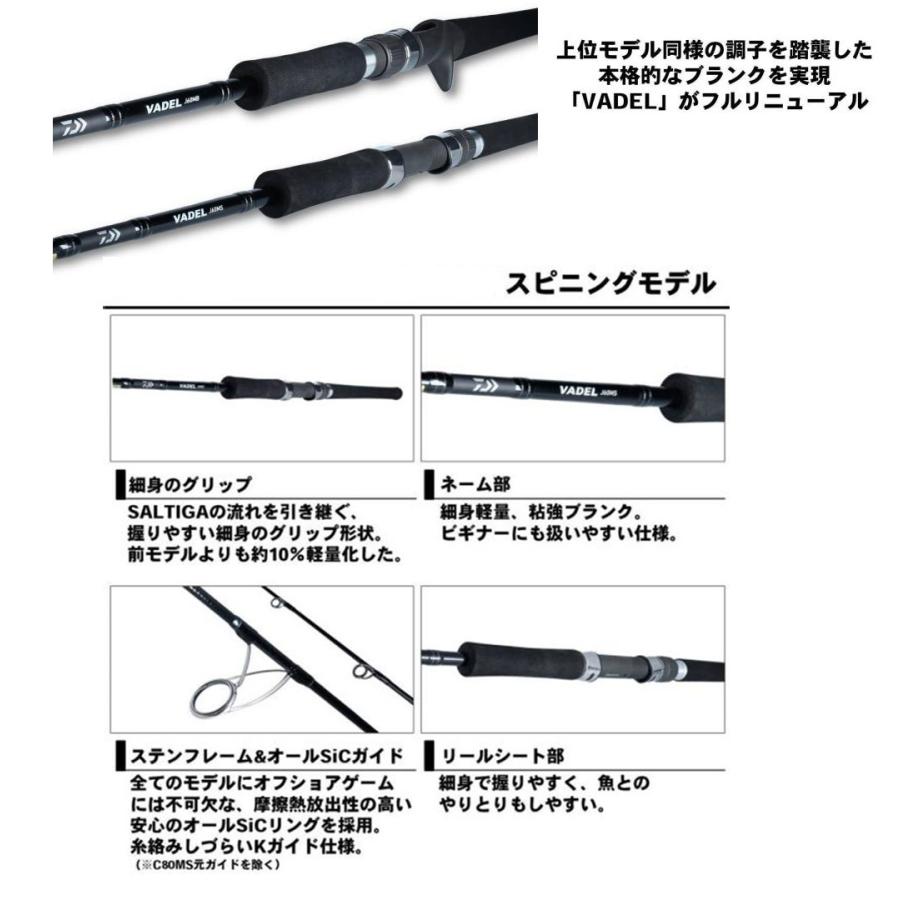 DAIWA（ダイワ） '19 VADEL(ヴァデル) J60MS (ジギングロッド