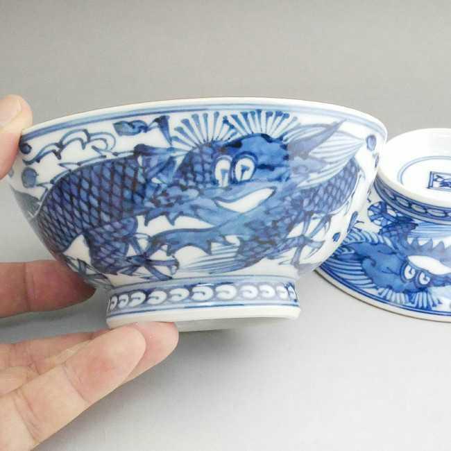 京焼 清水焼 平八龍ご飯茶碗 蓋付 大 : 松韻堂 Yahoo!店 - 通販