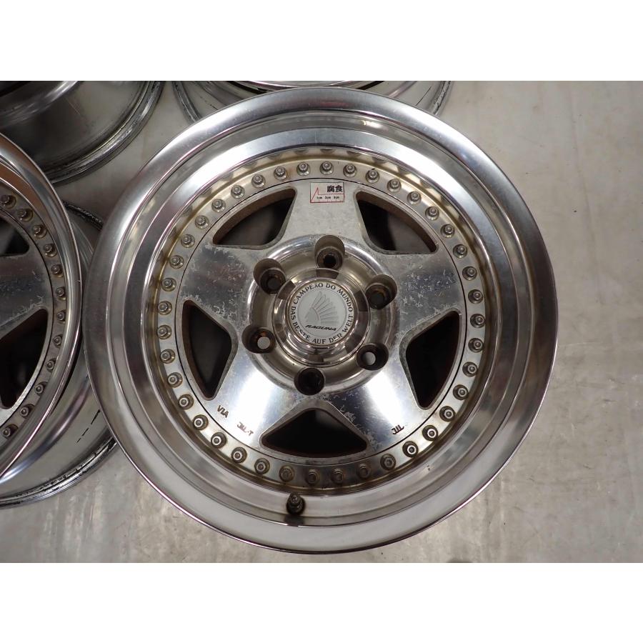 4本SET 会社宛送料無料 16×8J RAGUNA ラグナ ZZYZX アルミ ホイール 6