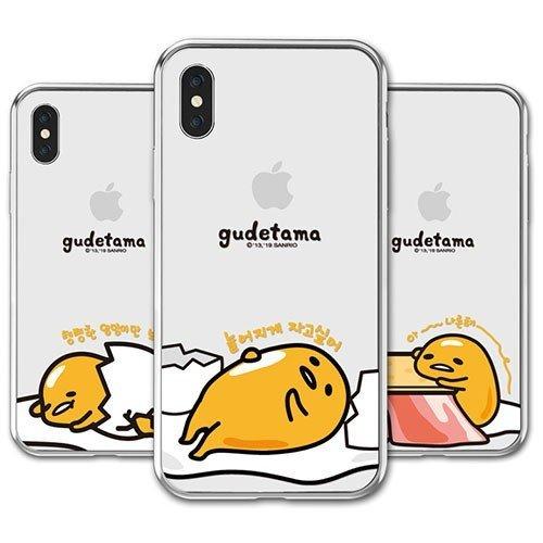 79/ SANRIO Gudetama Clear Jelly ぐでたま iPhone Galaxy ケース