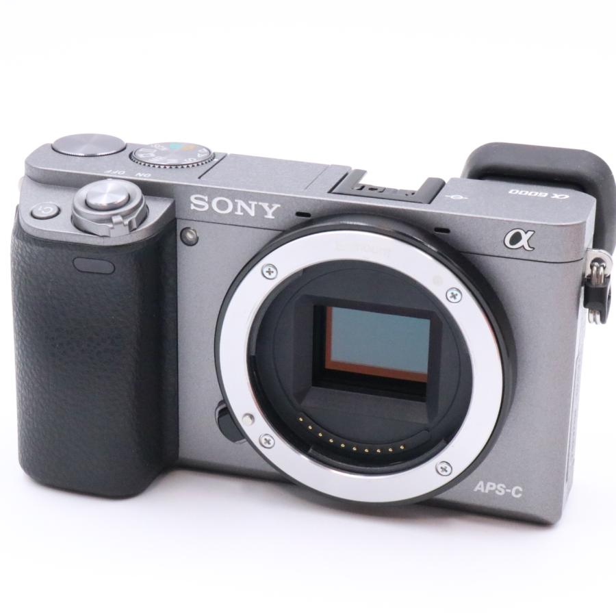 □新品級□ SONY ソニー α6000 ボディ グラファイトグレー ILCE-6000 H