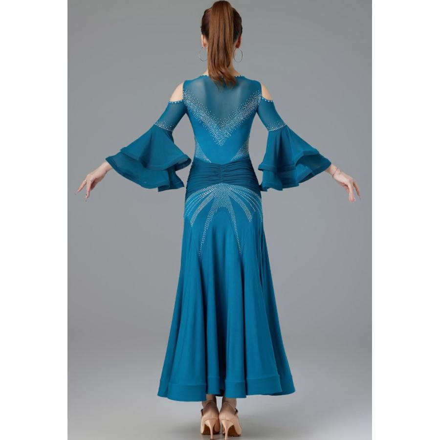 モダンドレス 社交ダンス ワンピース 社交ダンスドレス 社交ダンス衣装
