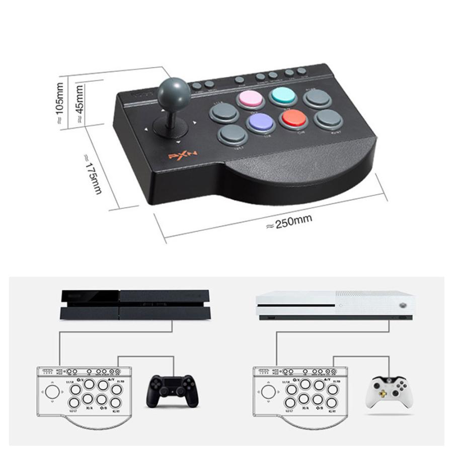 アーケードコントローラー PC PS4 PS3 Switch Xbox 対応 USB接続