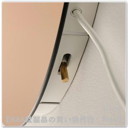 イケア（IKEA） VARMBLIXT/ヴァルムブリクスト LEDウォール・ミラー