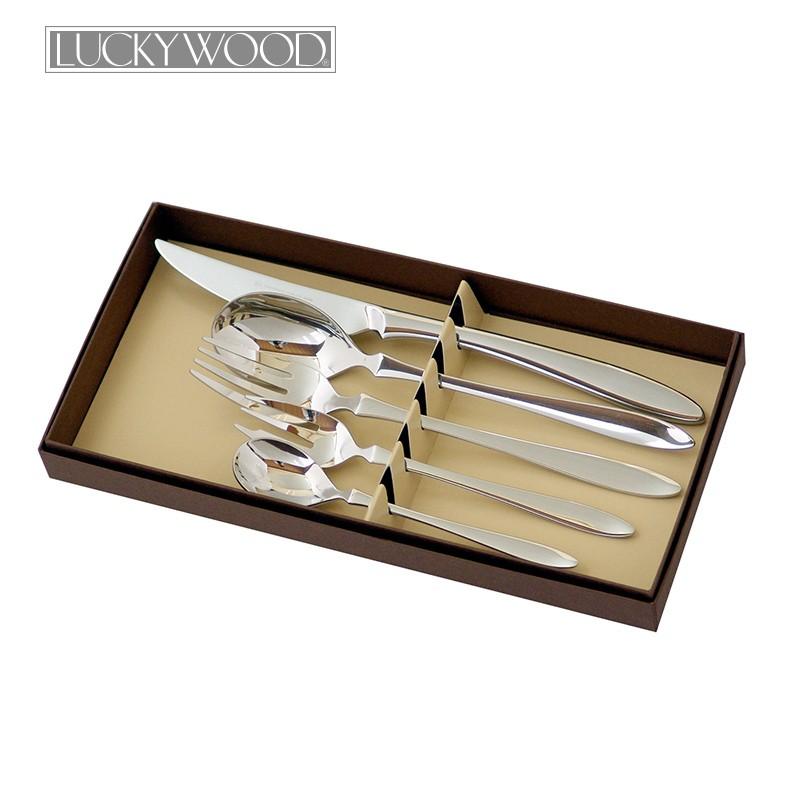 LUCKY WOOD（ラッキーウッド） カトラリーセット ナイフ フォーク