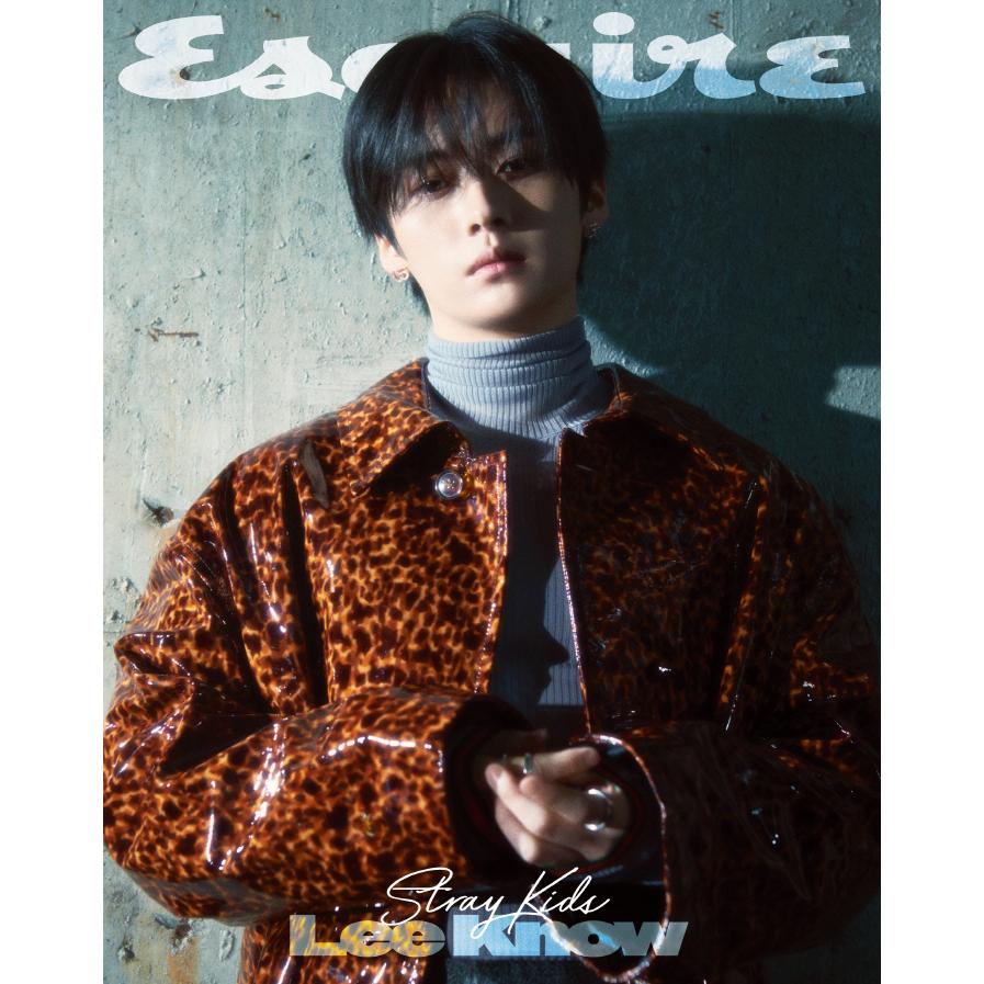 VER選択】【和訳付】2025年 8月号 ESQUIRE KOREA STRAY KIDS LEE KNOW