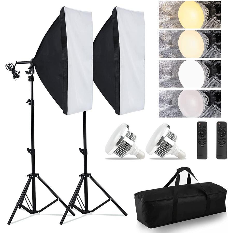 Ayutong ソフトボックス【 2022新登場LED撮影用ライト】写真撮影ソフト