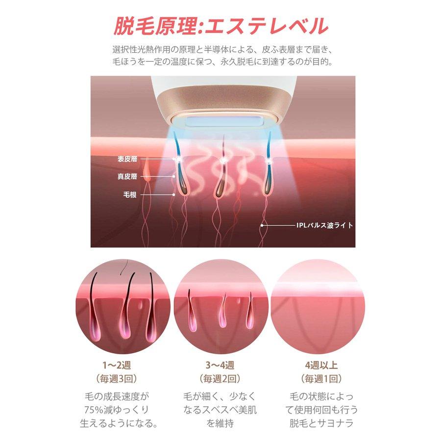 脱毛器 レーザー 99万回照射 家庭用脱毛器 永久脱毛 IPL光脱毛器 光