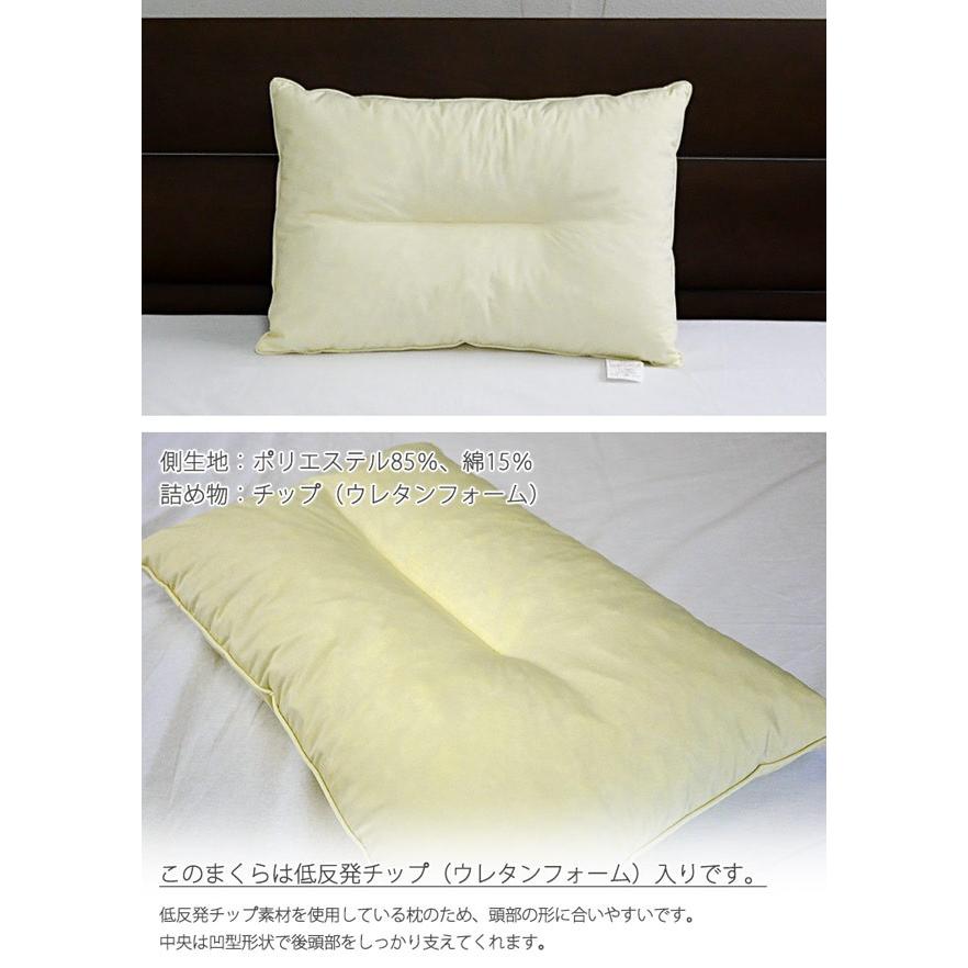 西川（nishikawa） 枕 京都西川 35×50cm 低反発チップ入り枕 オール
