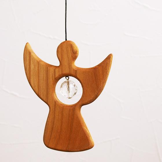 モビール 北欧 サンキャッチャー 木製 赤ちゃん クリスタル かわいい