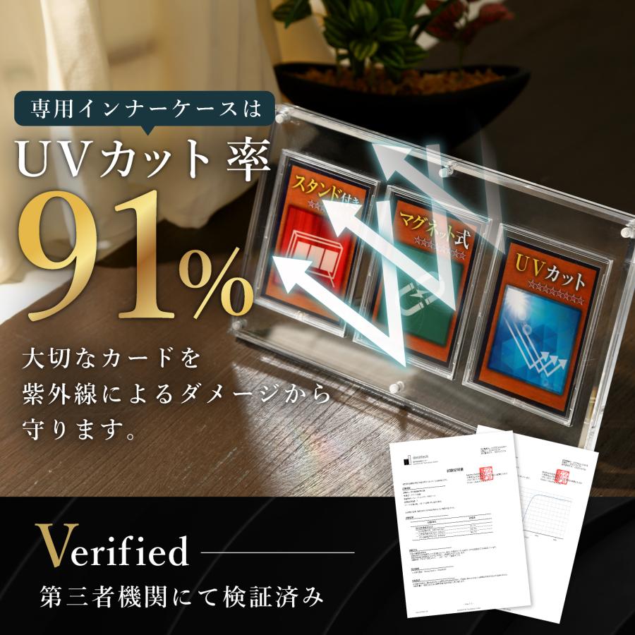アクリル本舗 マグネット ローダー 3連 スクリューダウン UVカット