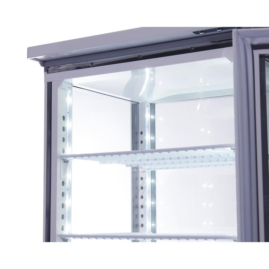 JCM JCMS-41 (4面ガラス冷蔵ショーケース )卓上小型 冷蔵庫 カウンター