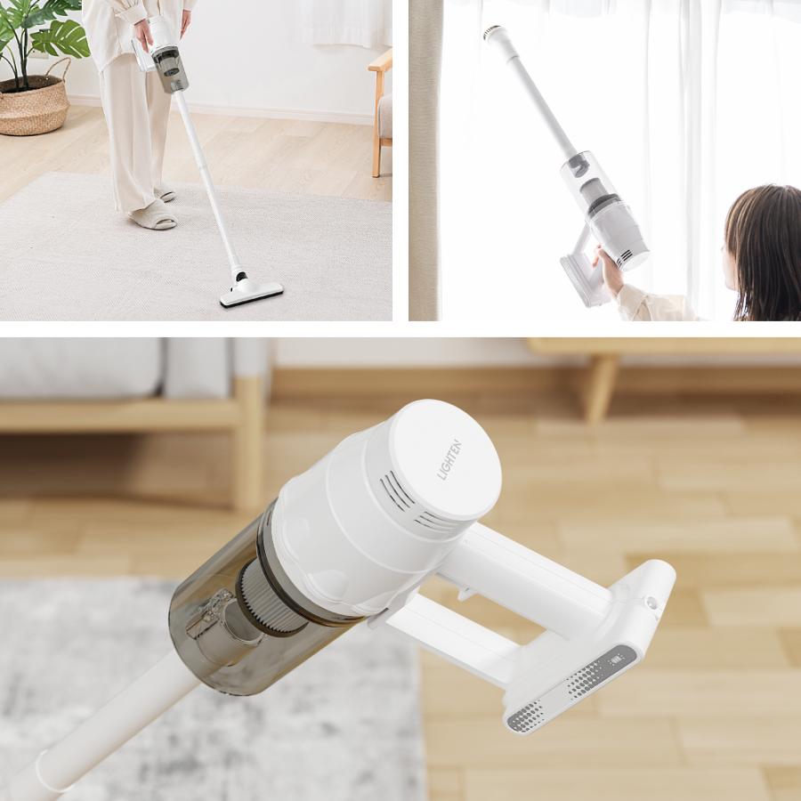 掃除機 サイクロン コードレス 2WAY ハンディー クリーナー 12000pa 4