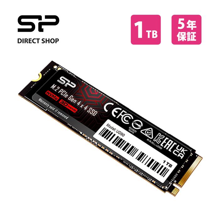 Silicon Power（シリコンパワー） SSD 1TB 内蔵ssd UD90 NVME PCIe