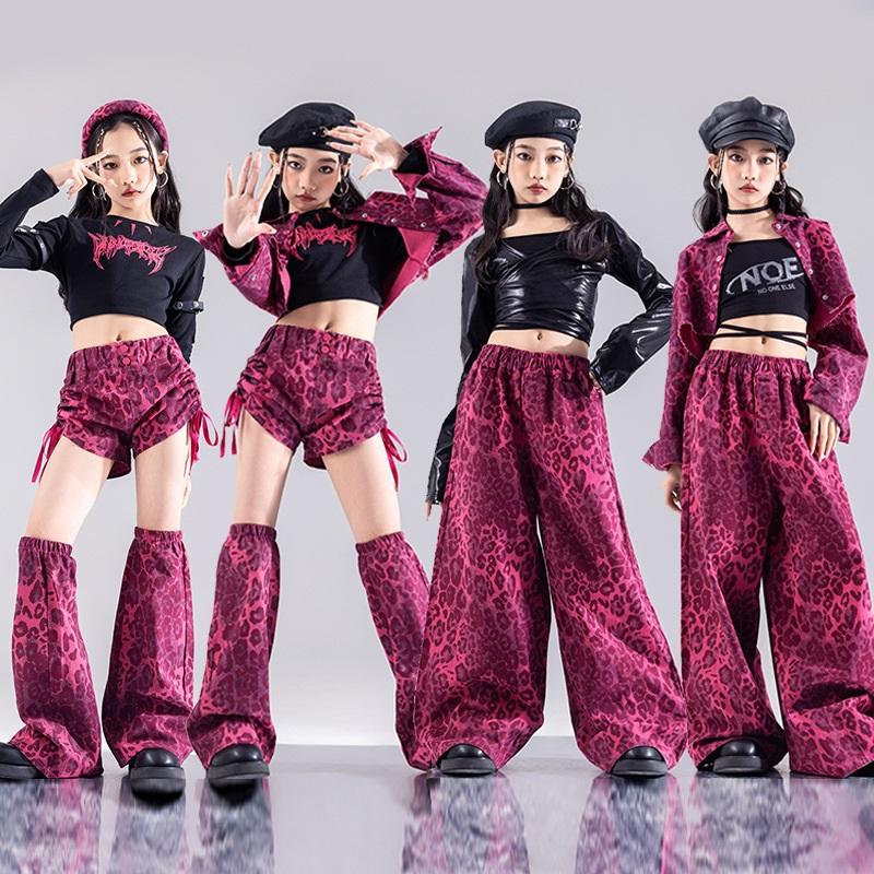 キッズダンス衣装 セットアップ 黒 ピンク ガールズ ヒップホップ 衣装