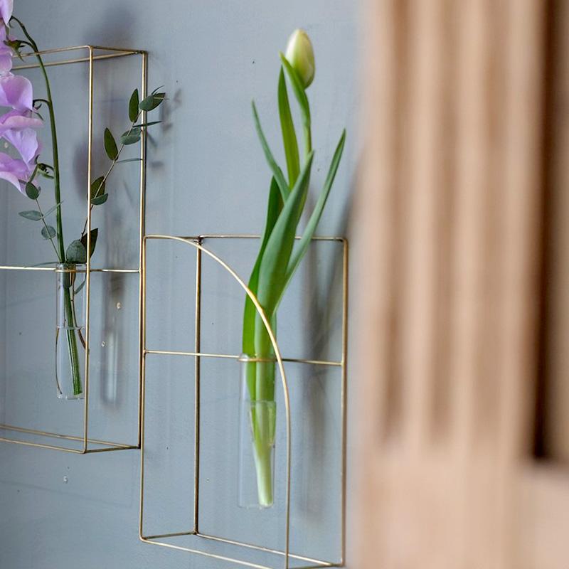 フラワーベース おしゃれ アイアン 試験管 花瓶 一輪挿し PIKE frame