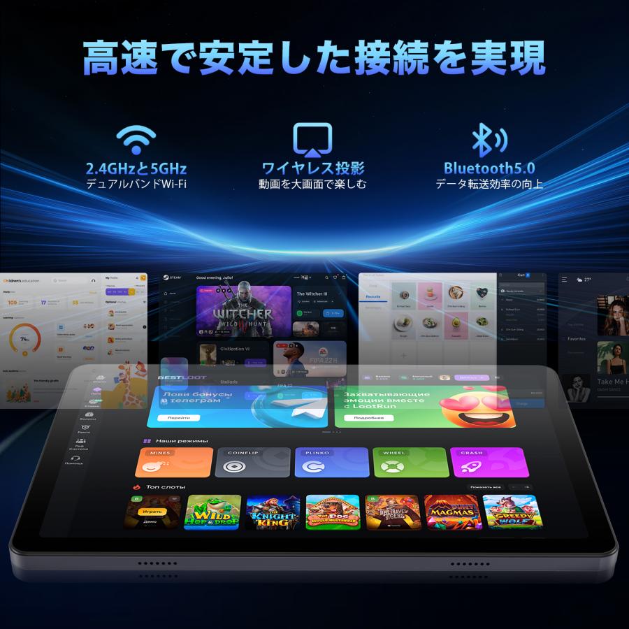 コスパ最強☆Avidpad A60 Android 15 タブレット 10インチ Wi-Fiモデル