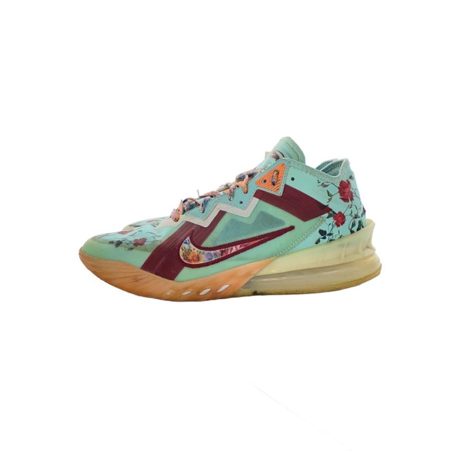 NIKE◇LEBRON 18 LOW FLORAL_レブロン ロー フローラル/28.5cm/BLU/花