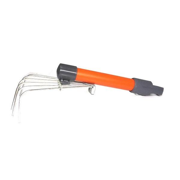 八ッ矢工業 ヤツヤ ミニスチール 根かき熊手 丸線 【金属製 くまで