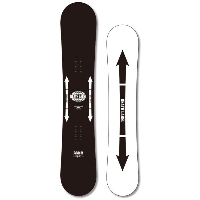 デスレーベル DEATH LABEL スノーボード板 BLACKFLAG 【2024-2025
