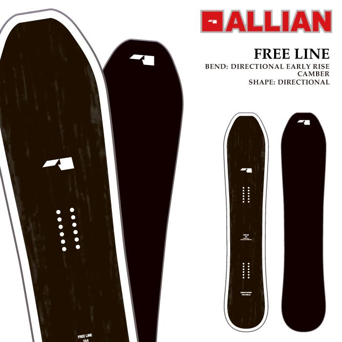 ALLIAN（アライアン） 日本正規品 スノーボード 板 ALLIAN FREE LINE