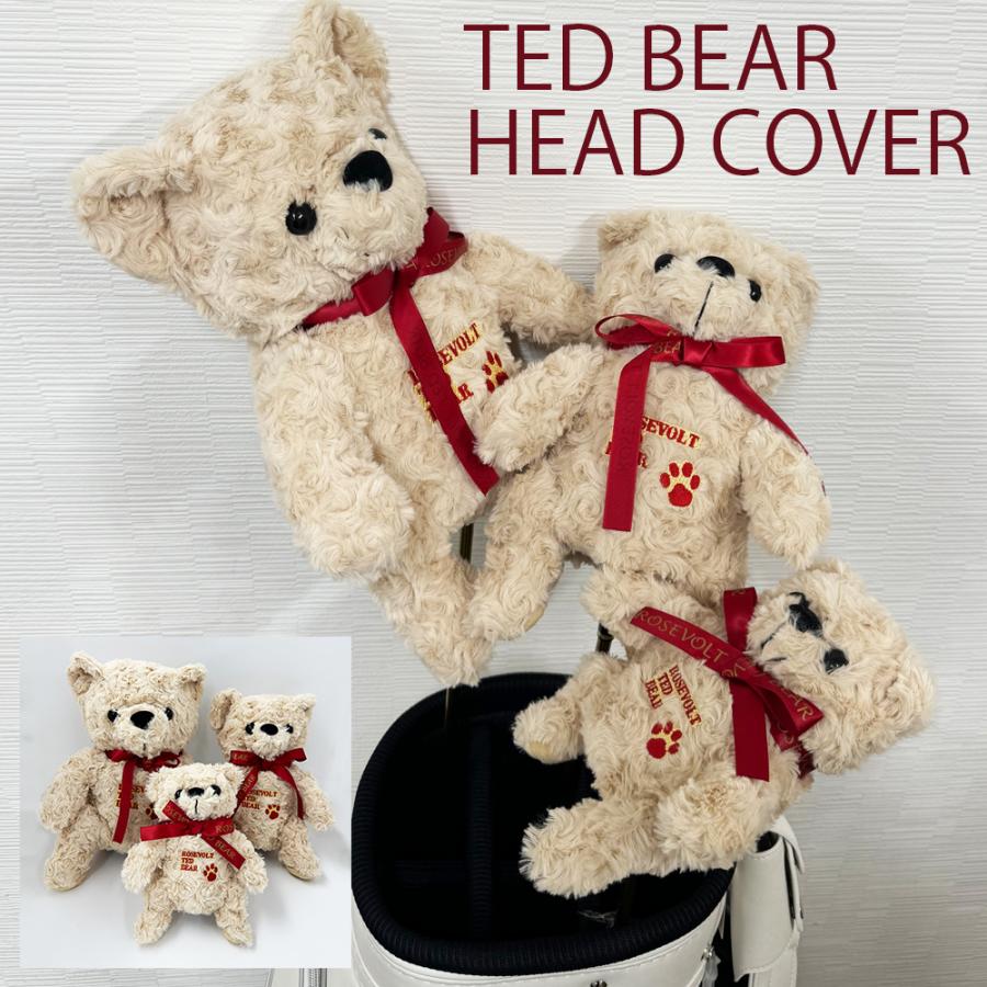 ROOSEVELT TEDDY BEAR ゴルフ ヘッドカバー テディベア ぬいぐるみ型