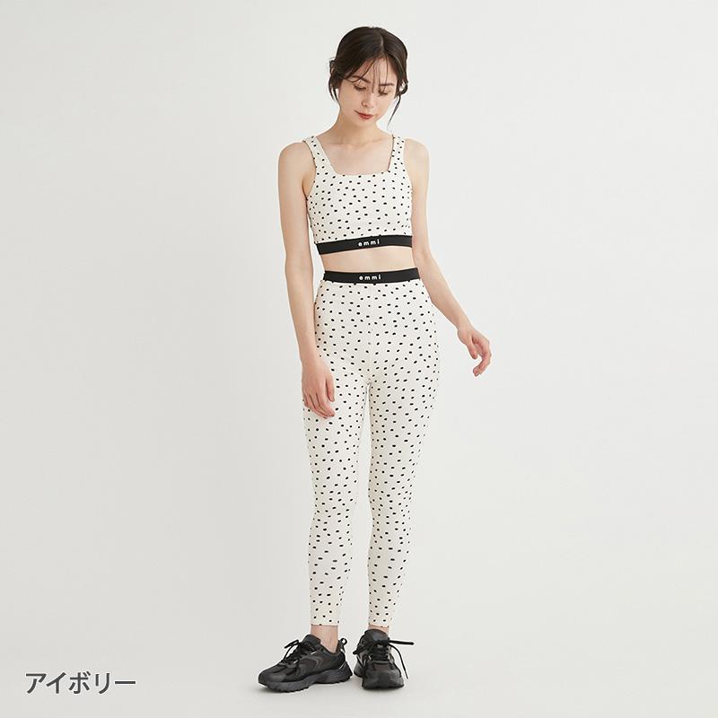 emmi yoga（エミヨガ） エミ セール ヨガ ヨガウェア ボトムス ドット