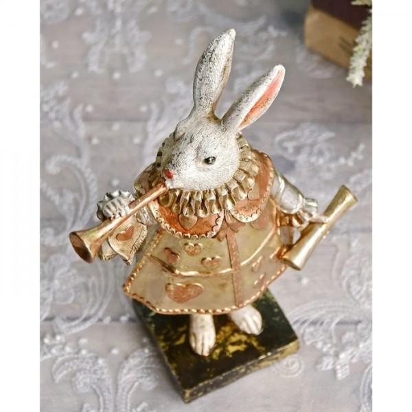 ワンダーランド ラビットオブジェ 不思議の国のアリス ラビット 置物
