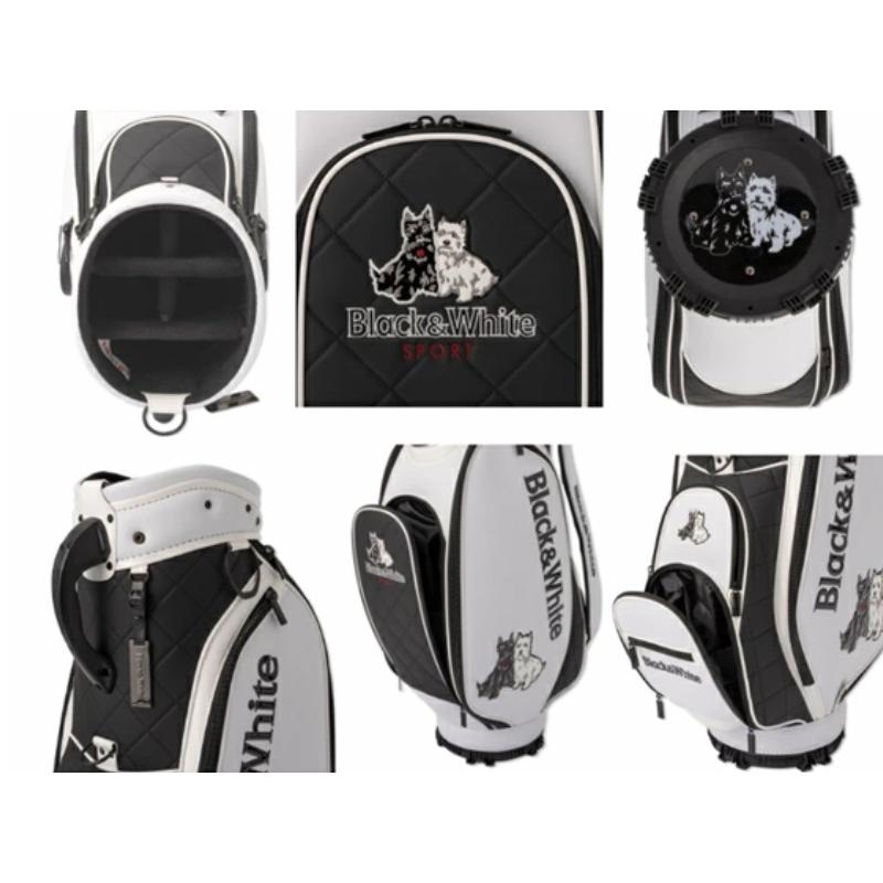 40％OFF！セール ブラック＆ホワイト /Black&White キャディバッグ/9型