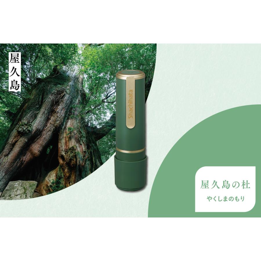 シャチハタ ネーム9 メールオーダーXL-9-CJ2-MO 屋久島の杜 : 文具の