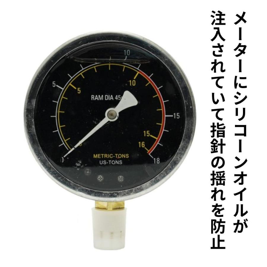油圧プレス 20t 20トン エアー式 メーター付 1年保証付き 自動車
