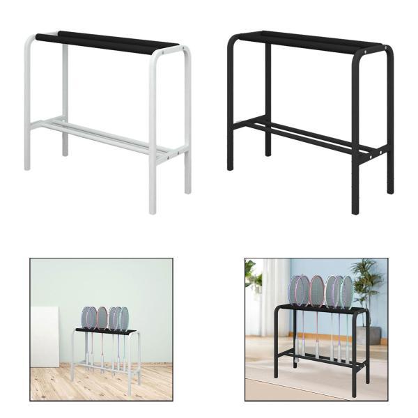 バドミントンラケット収納ラック 安定感のある多目的テニスラケット