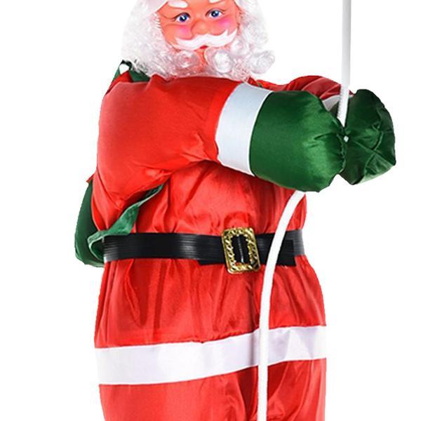 サンタ はしご登る クライミングロープ クリスマス オーナメント