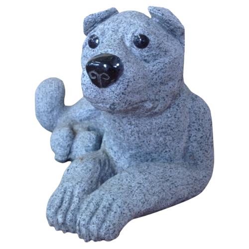 犬 アナトリアンシェパード 石材彫刻品 犬のインテリアストーン置物 石